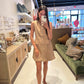 The Social Club Mini Dress in Camel