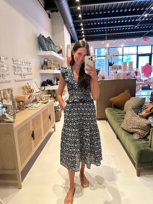 The Midnight Petals Dress