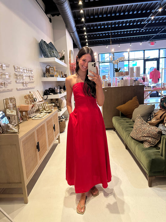 The Crimson Kiss Dress