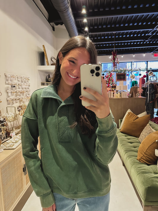 DOORBUSTER! The Green Pullover