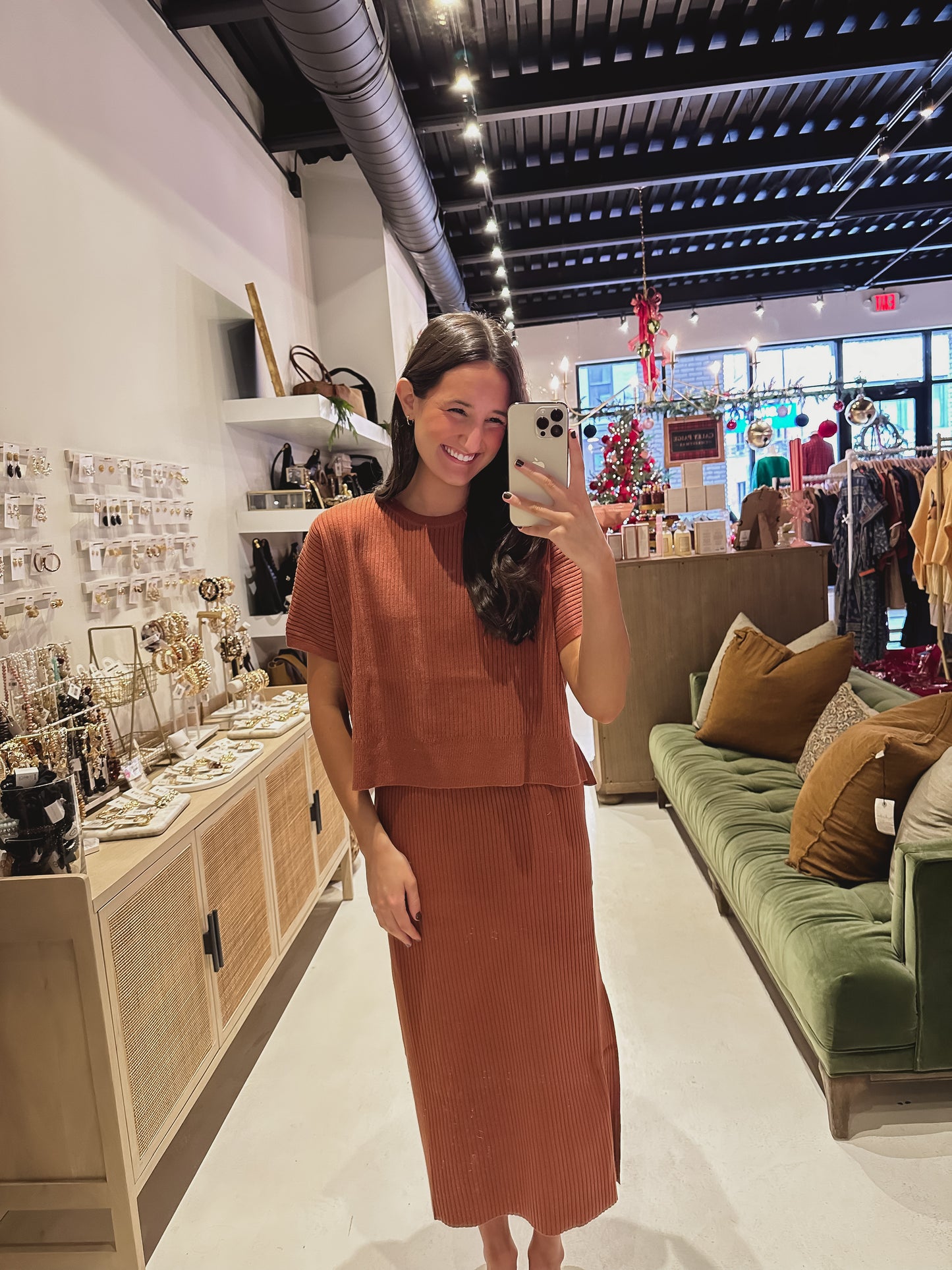 DOORBUSTER! The Serene Skirt in Orange