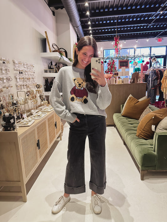 DOORBUSTER! Black Cuffed Jeans