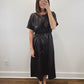 The Mahogany Dress | Brown Faux Leather Midi Dress