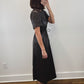 The Mahogany Dress | Brown Faux Leather Midi Dress