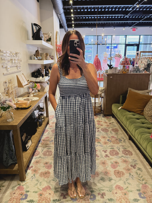 The Harper Coast Gingham Dress