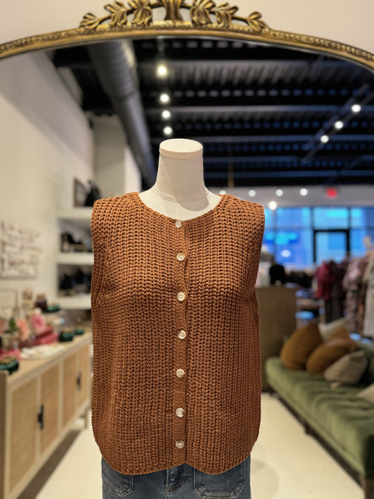 The Chestnut Sweater Vest