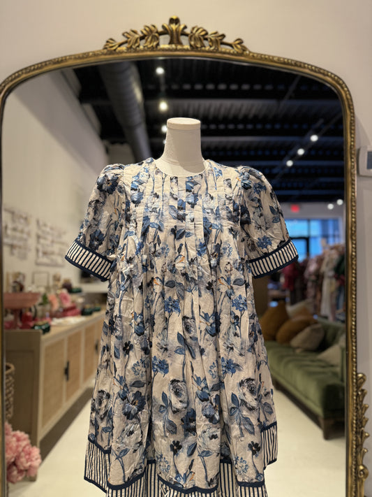 The Blue Floral Dress