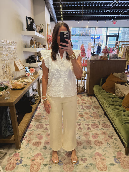 The Mason Cream Pants