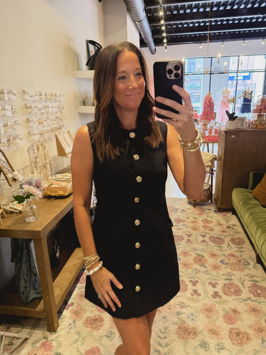 The Social Club Mini Dress in Black