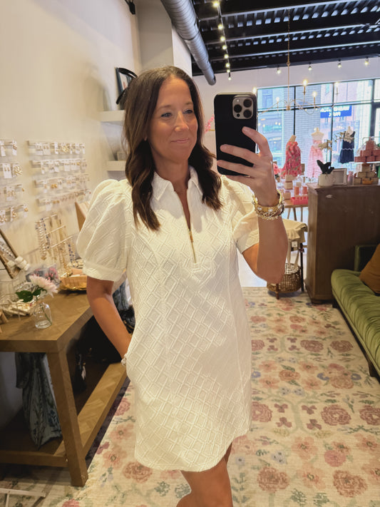 The Anna Dress in White