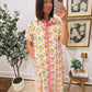 Marino Bloom Shirt Dress in Pink/Orange