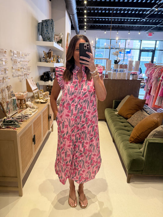 The Peony Darling Midi Dress