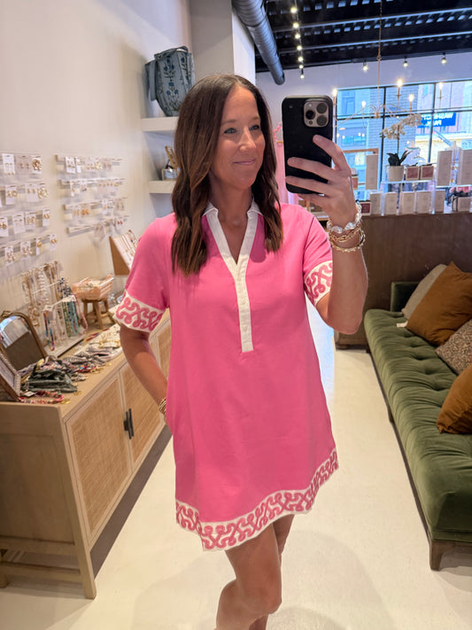 The Margie Dress in Pink