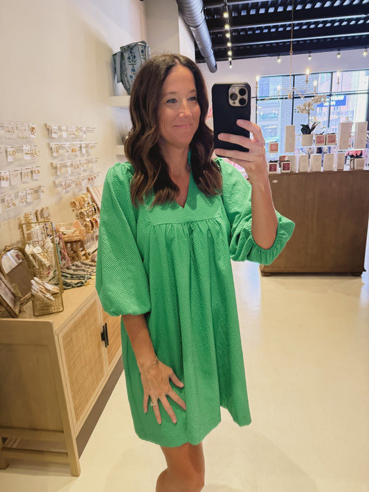 The Sadie Dress in Green