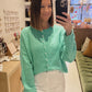 The Piper Cardigan in Turquoise
