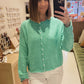 The Piper Cardigan in Turquoise