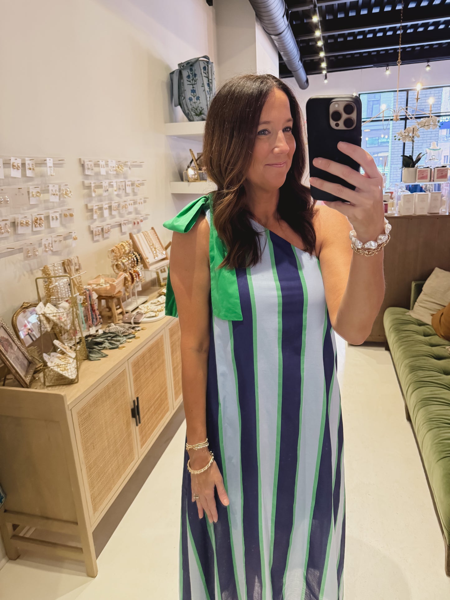 The Ribbon Striped Dress