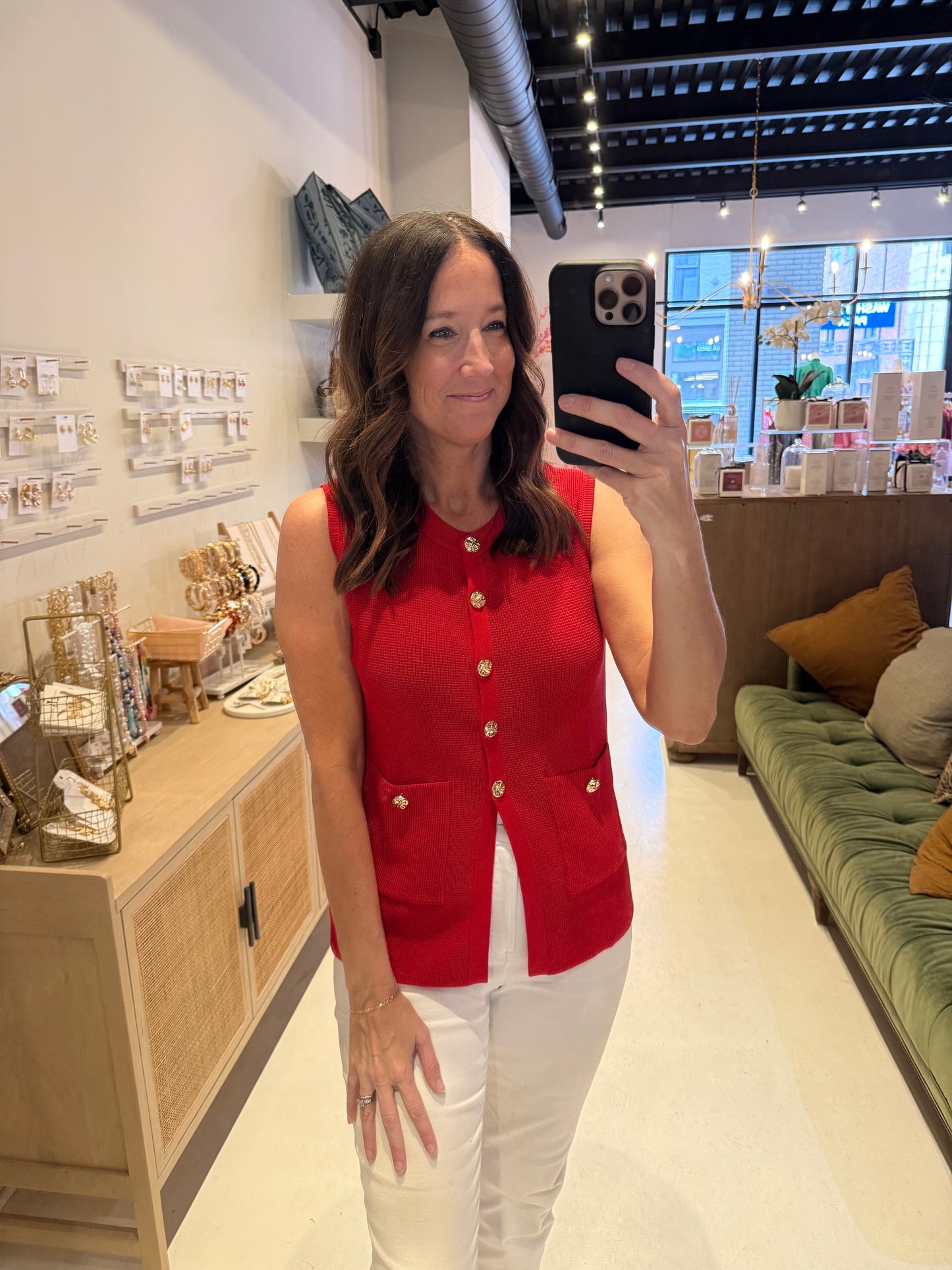 The Red Royal Sweater Vest