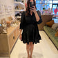 The Ruffle Noir Dress
