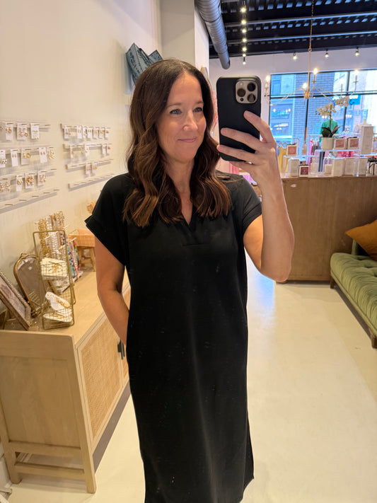 The Easy Hour Black Dress