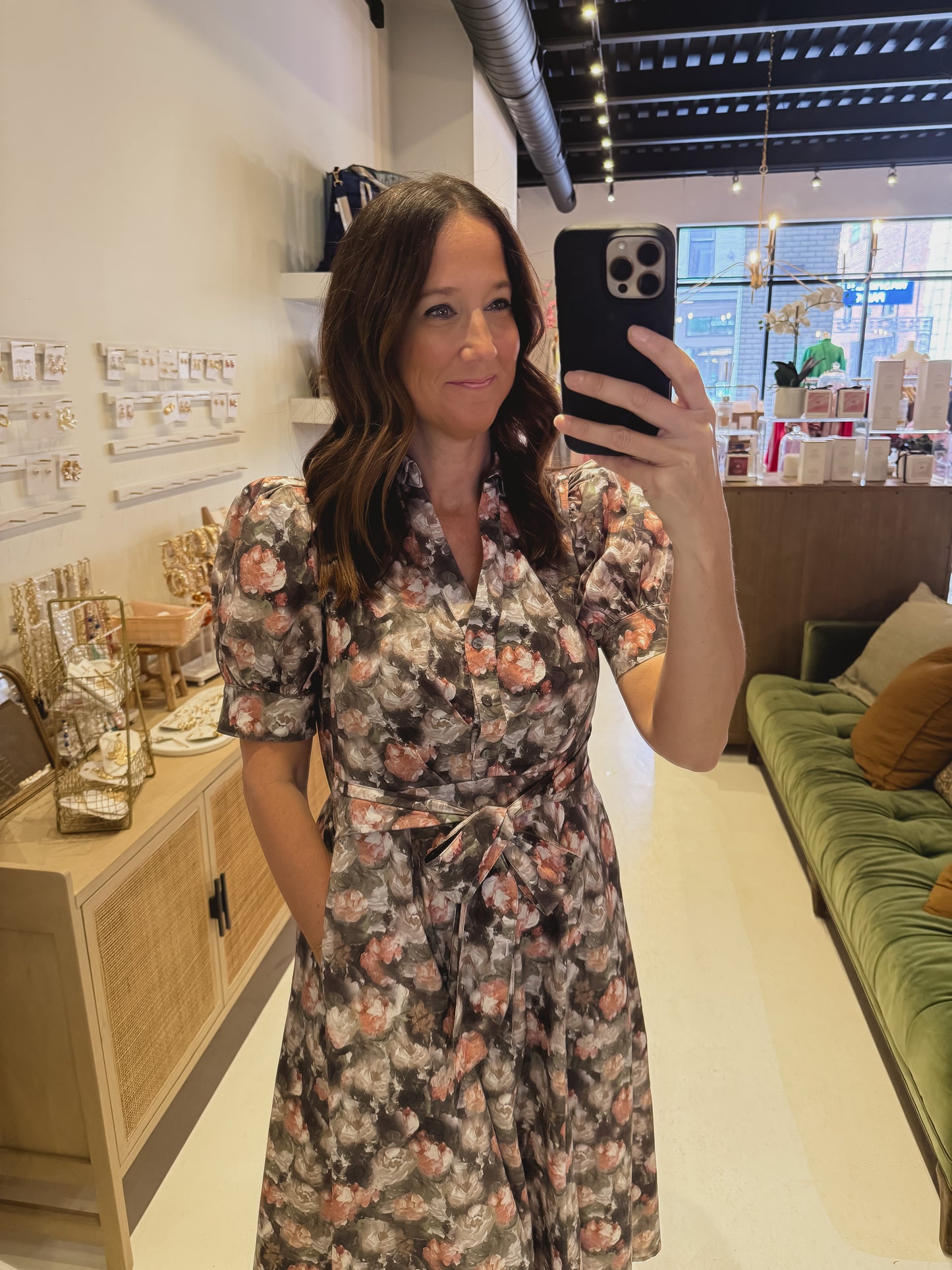 Dreamy Watercolor Floral Dress