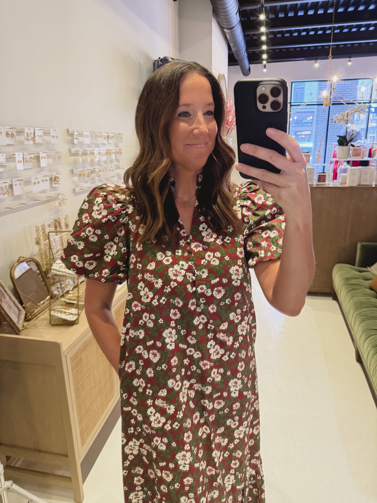 The Autumn Floral Dress