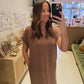 The Easy Hour Brown Dress