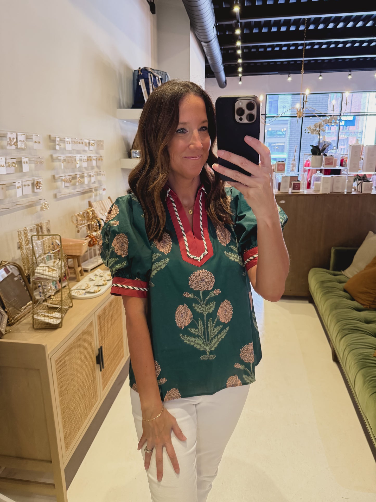 The Forest Floral Top