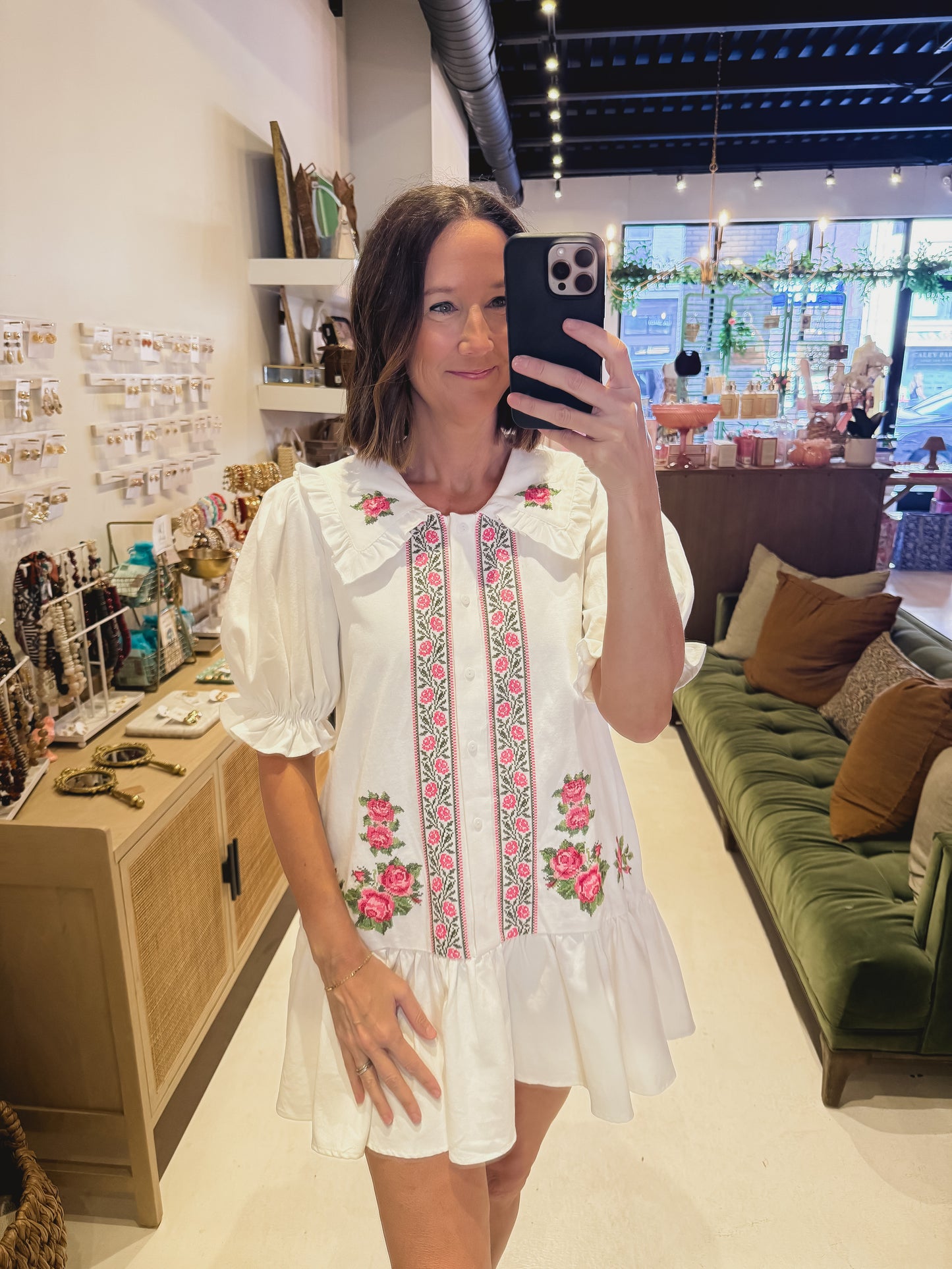 The Embroidery Rose Dress