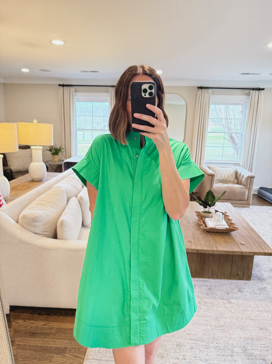 The Simple Emerald Green Dress
