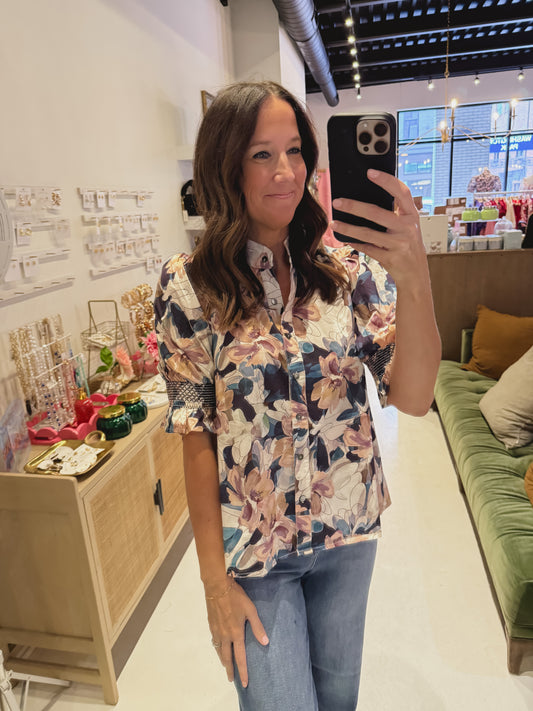 The Bluebell Smock Top