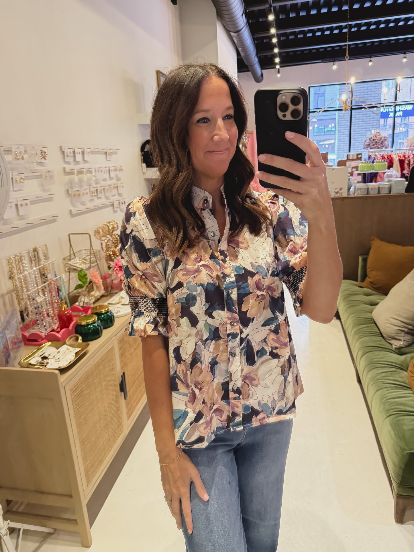 The Bluebell Smock Top