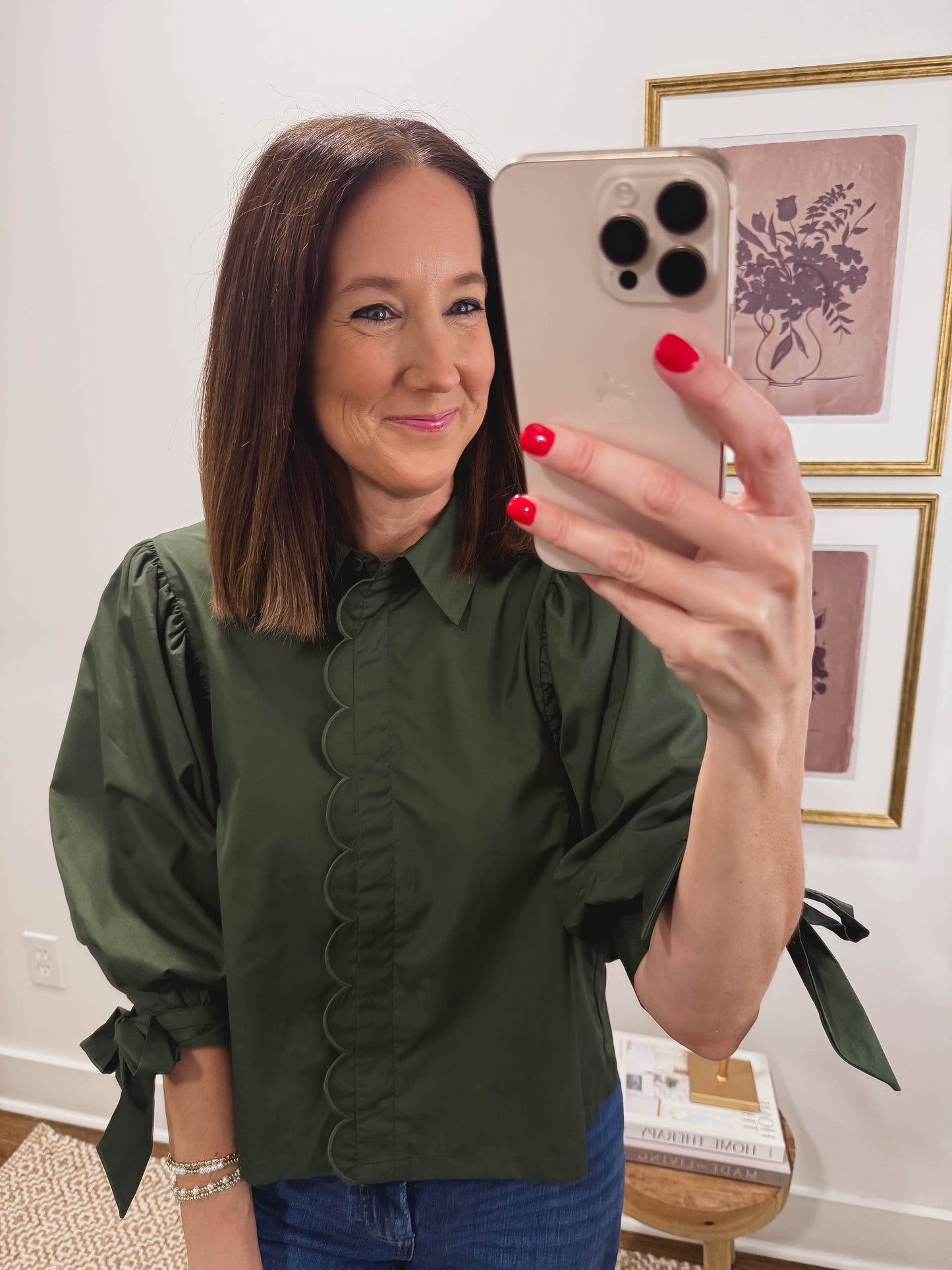 The Olive Charm Top