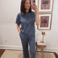 Blue Stripe Lounge Pants