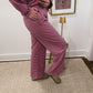 Cocoa Stripe Lounge Pants