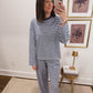 Billie Striped Loungewear Top