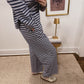 Billie Striped Loungewear Flare Pants