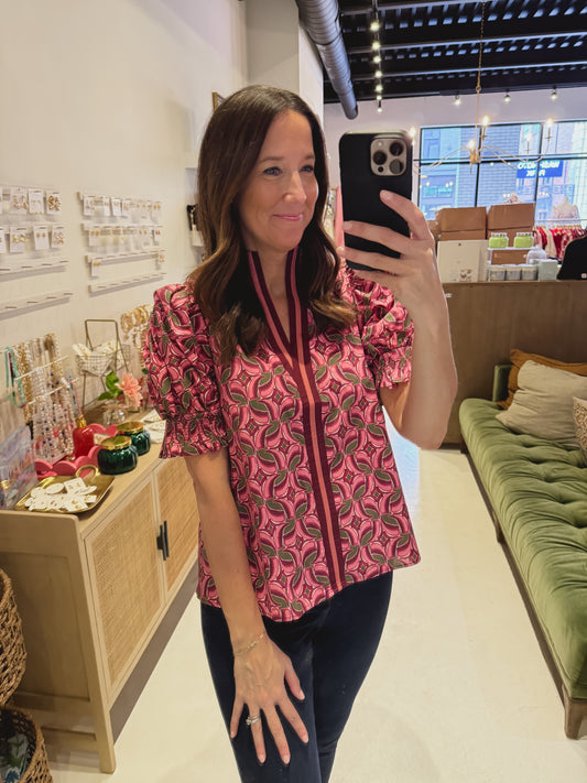 *** NOW AVAILABLE IN Sizes S-2X! The Elara Top