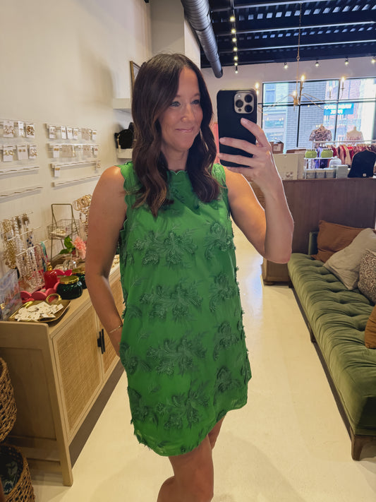 The Caroline Dress in Green