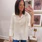 The Candlelight Blouse in Cream