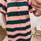 Sunset Harbor Dress in Pink/Green
