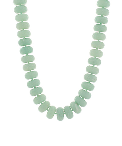 Mint Round Bead Necklace