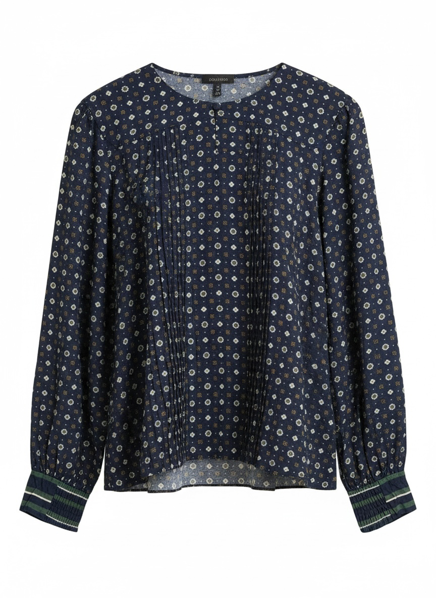 Graceful Dot Blouse
