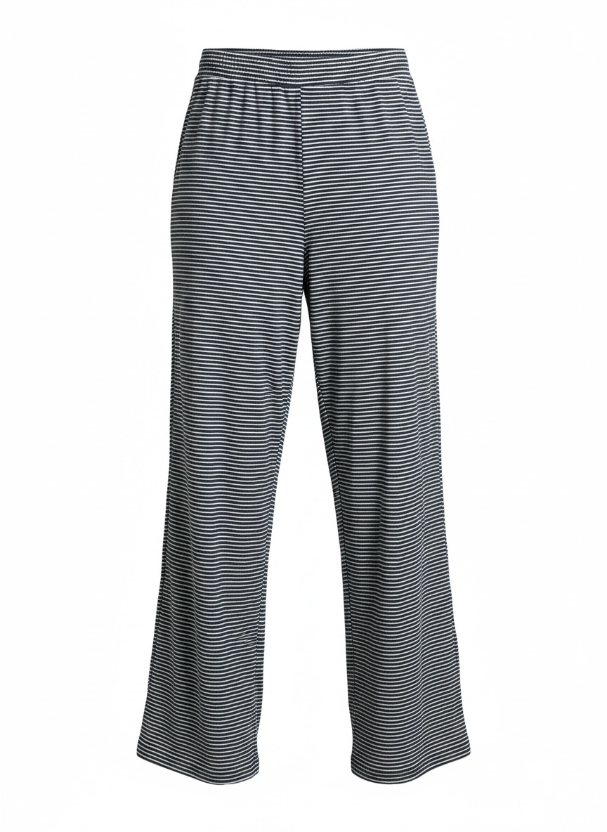 The Levi Striped Pants in Navy