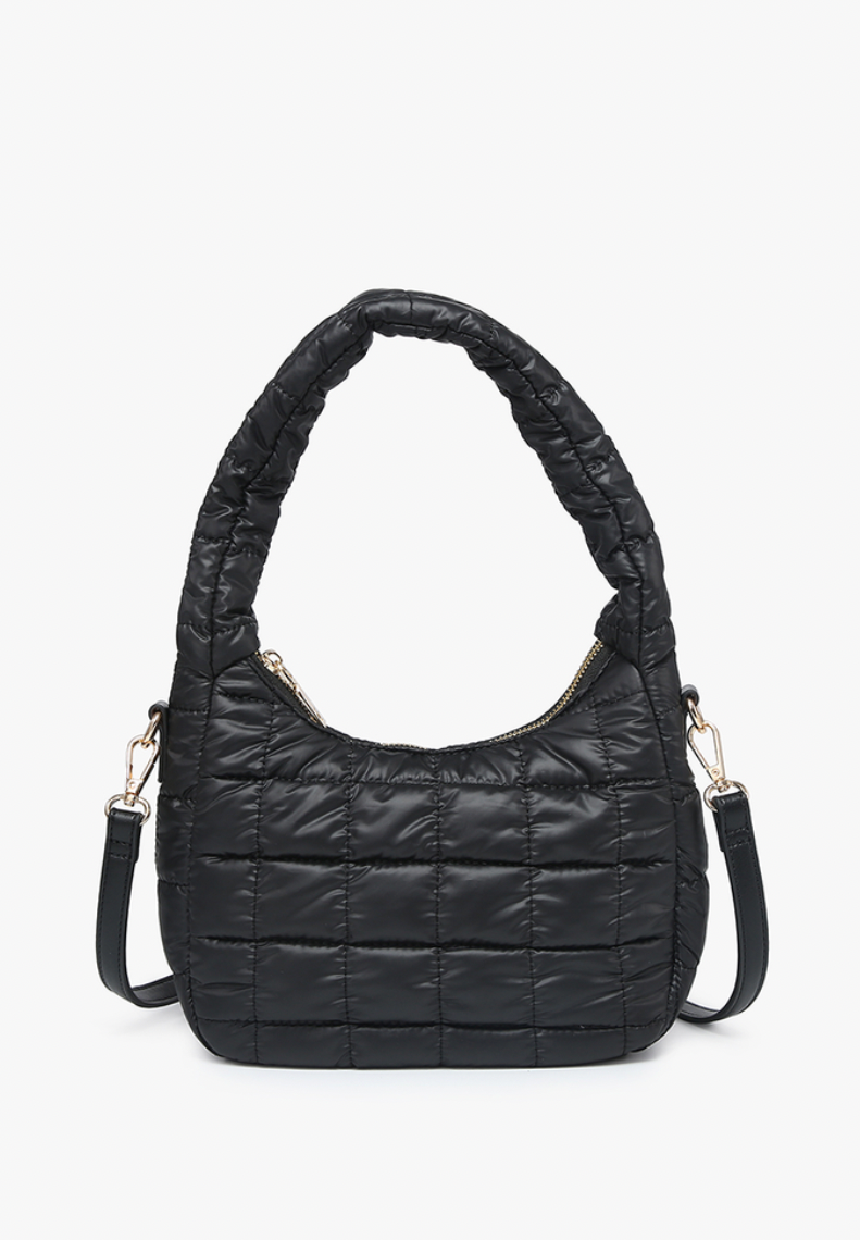 Arden Nylon Puffer Shoulder Bag/Satchel