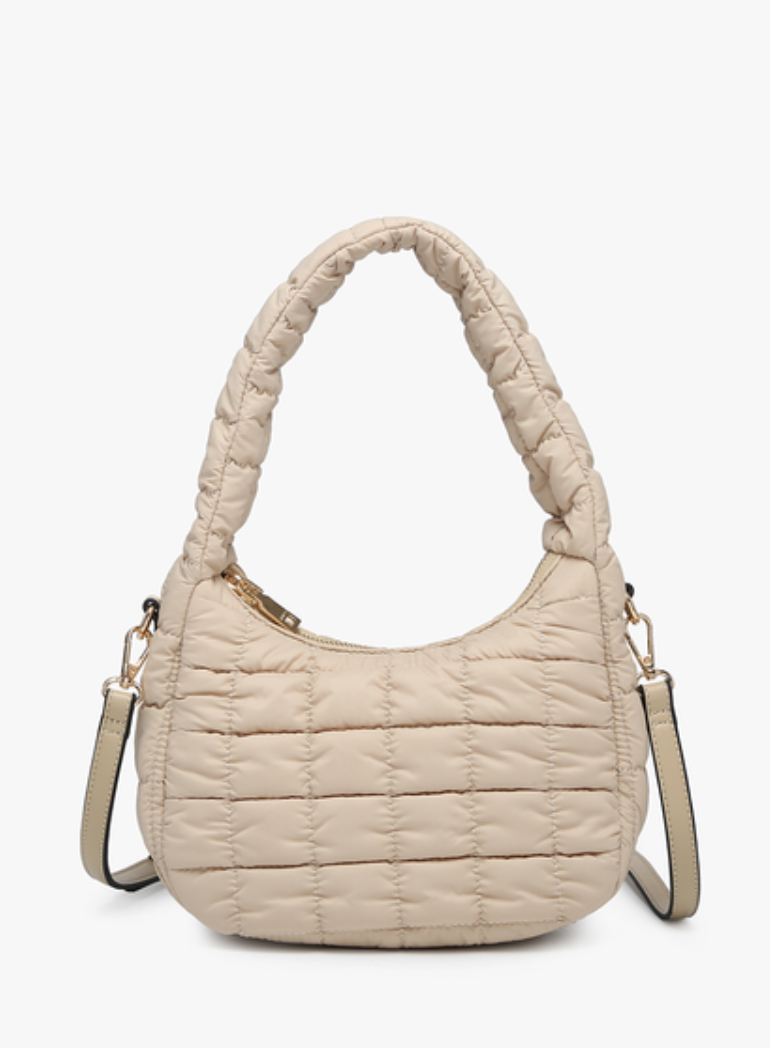 Arden Nylon Puffer Shoulder Bag/Satchel