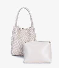Load image into Gallery viewer, HOLLACE MINI TOTE WOVEN CREAM