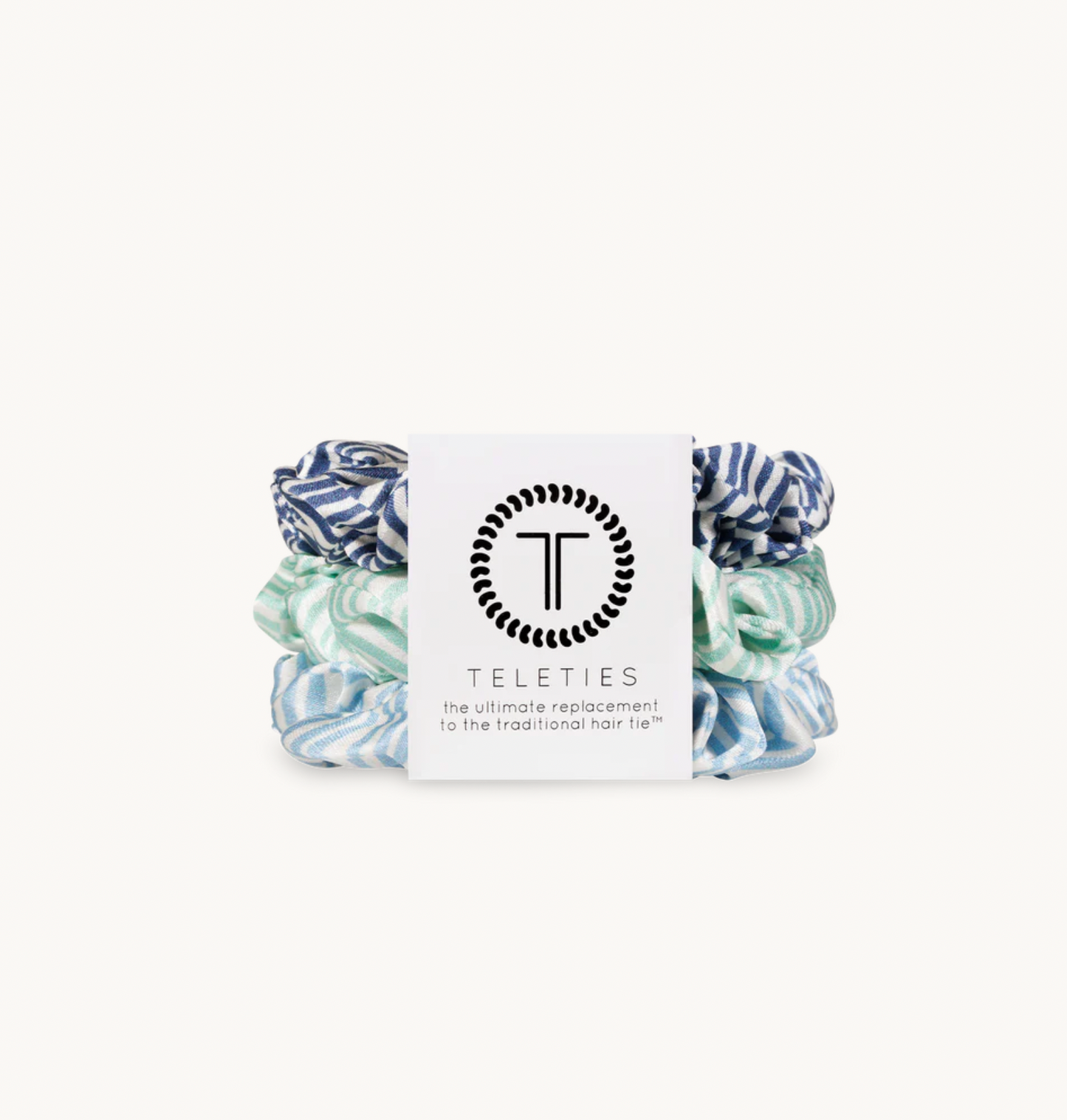 Totally Turquoise Large Silk Scrunchies