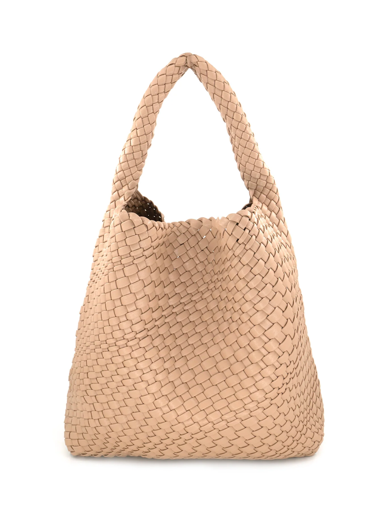 The Woven Bag in Beige