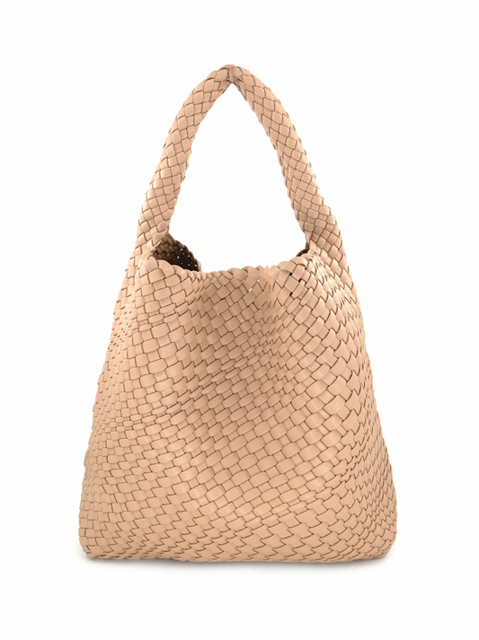 The Woven Bag in Beige